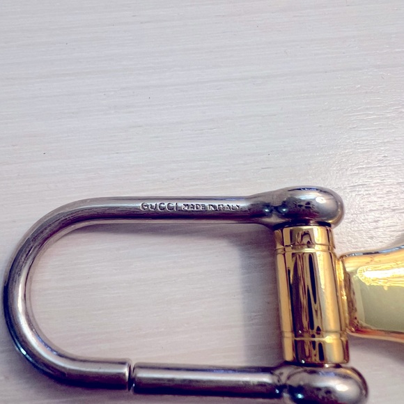 Authentic Gucci Two Tone Keychain Keychain - Picture 3 of 4
